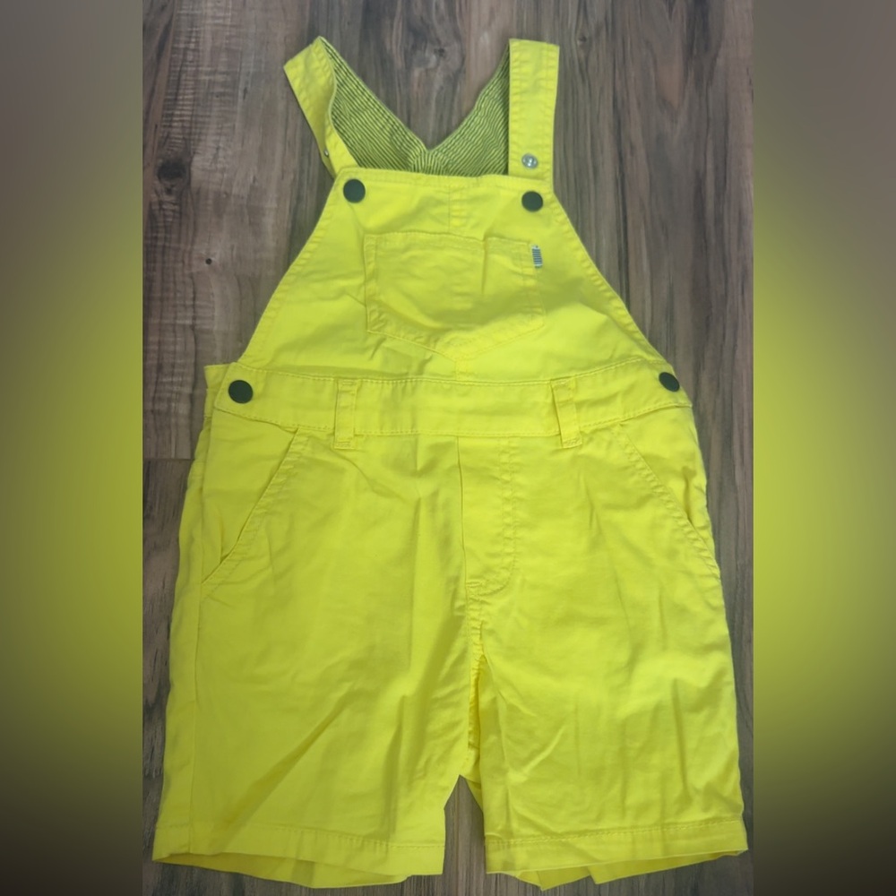 Bright Yellow Overalls